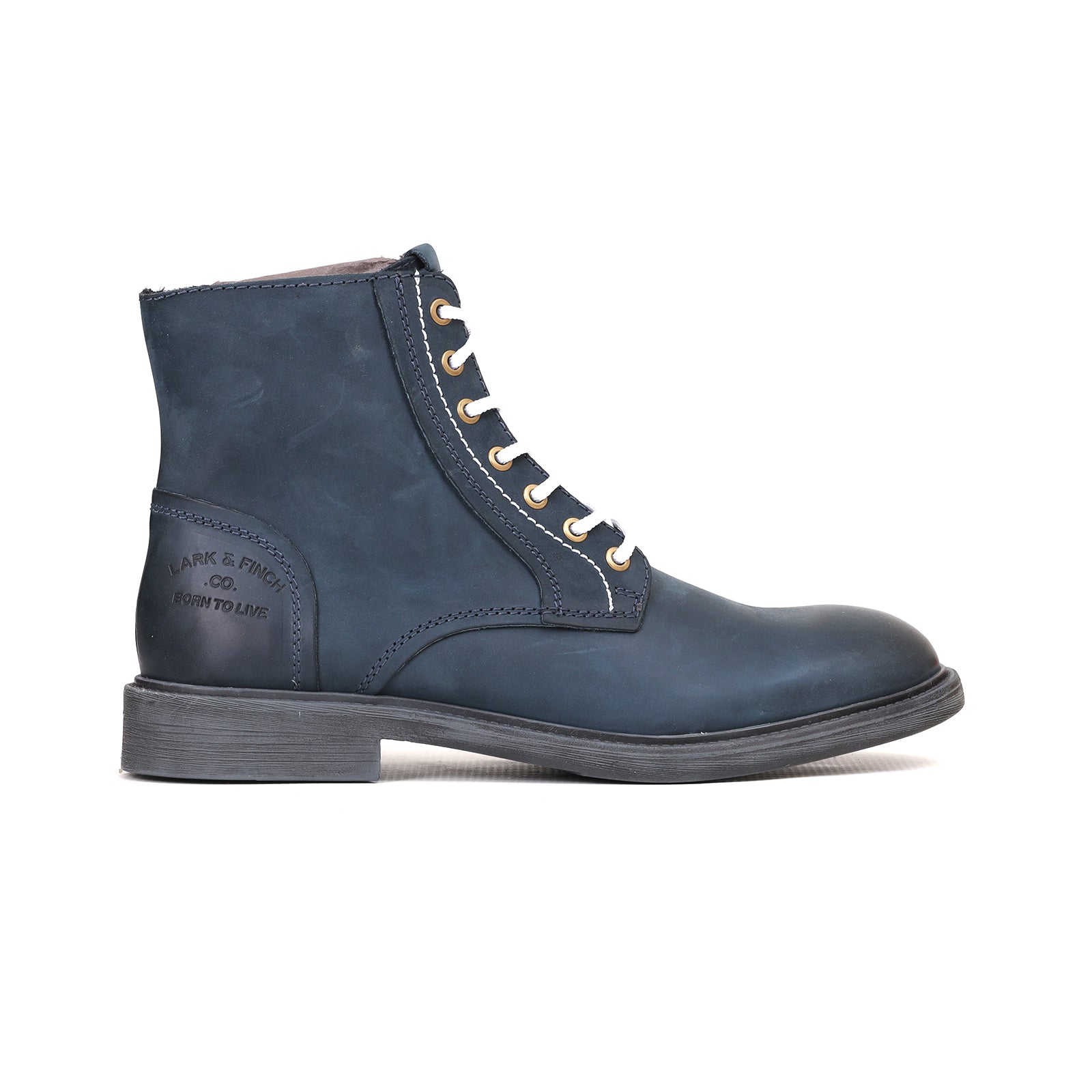 Mens navy boots 2025